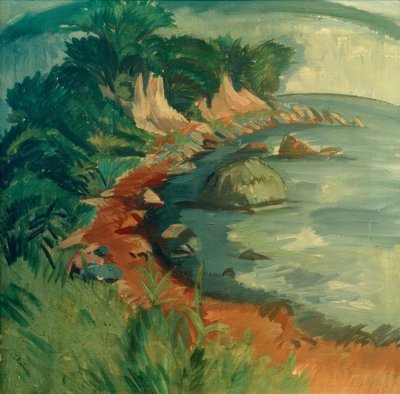 Coast in Fehmarn by Ernst Ludwig Kirchner